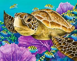 Ag 2428 Алмазная мозаика Гранни "Морская черепаха"