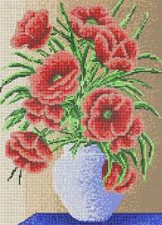 КБ-225 Схема для вышивания бисером ТМ Наследие "Маки"