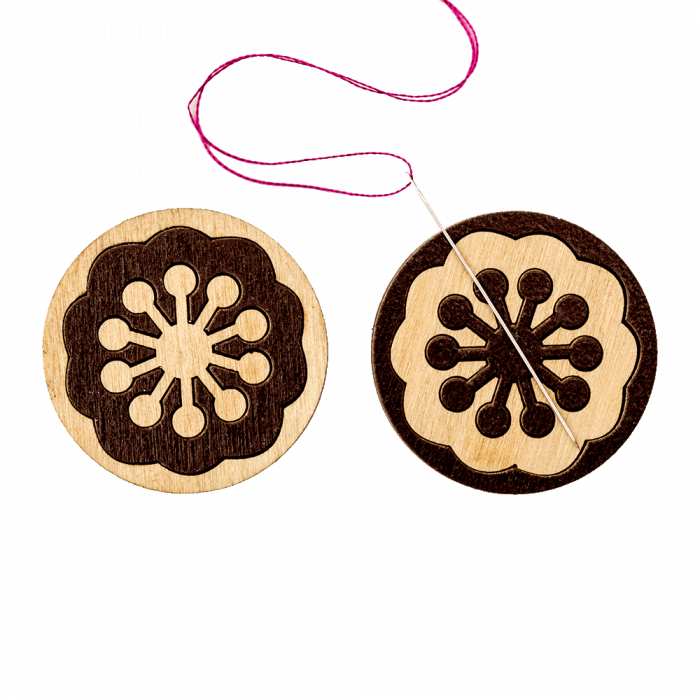 Магнитный двухсторонний держатель для игл ВОЛШЕБНАЯ  СТРАНА FLMH-008(W), 3.5см