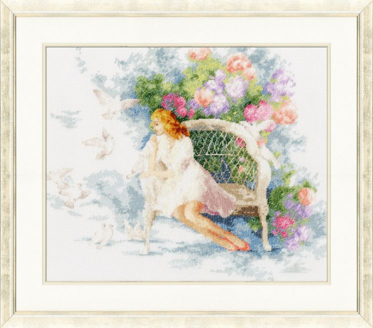 АК-004 Набор для вышивания Золотое Руно "Весенние мечты" по картине Виллема Хаенраетса