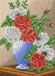 КБ-226 Схема для вышивания бисером ТМ Наследие "Прекрасные розы"
