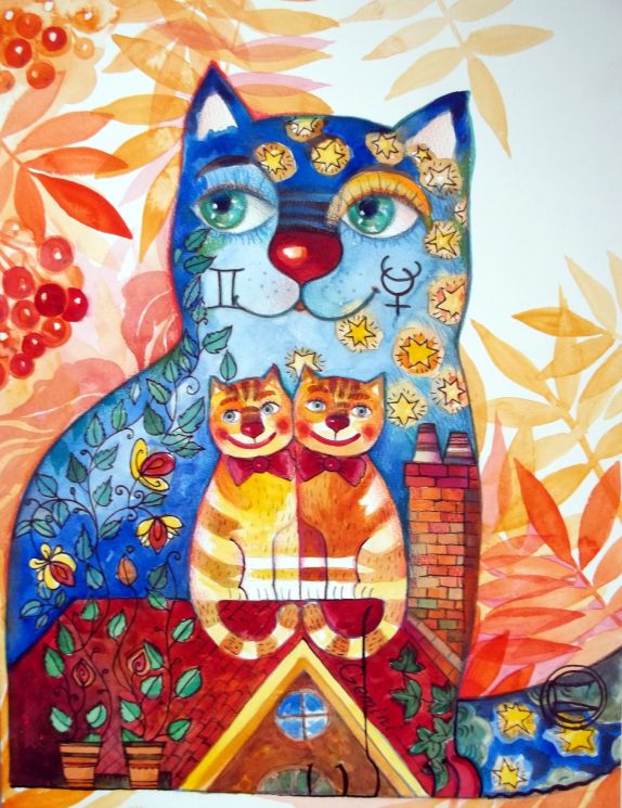 Картина по номерам Paintboy "Все оттенки кошачьего" GX3561 