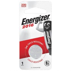 Батарейка ENERGIZER, CR 2016, литиевая, 1 шт., в блистере, E301021801