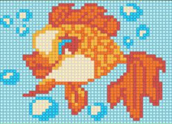 БСА5-023 Алмазная мозаика ТМ Наследие "Золотая рыбка"