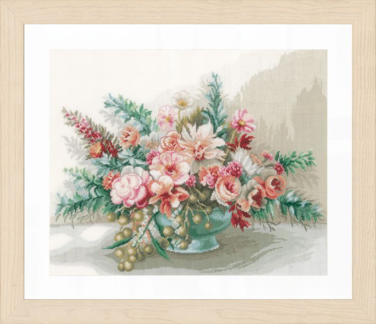 PN-0169794 Набор для вышивания LANARTE "Bouquet of flowers"