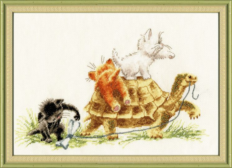 ВК-041 Набор для вышивания Золотое Руно "Поехали!"