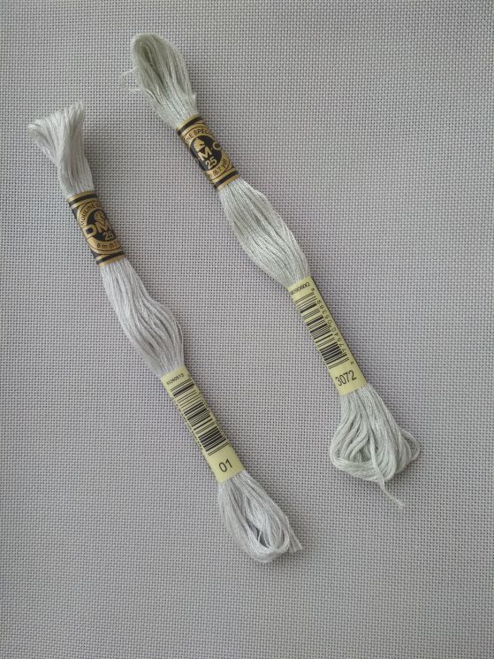 27015 Ткань равномерного плетения Ubelhor Моника, цвет серый, 50х35см