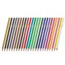 Карандаши цветные ГАММА "Классические", 24 цвета, грифель 3,3 мм, заточенные, шестигранные, металлический пенал, 80220214