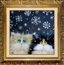 N-133 Алмазная мозаика МИЛАТО "Забавные коты"