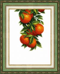 ВТ-138 Набор для вышивания Crystal Art "Сочные апельсины"