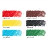 Карандаши цветные мягкие BRAUBERG АКАДЕМИЯ, 6 цветов, шестигранные, грифель 3 мм, 181863