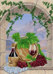 КБ-344 Схема для вышивания бисером ТМ Наследие "Райский вкус"