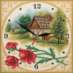 CН-1563 Набор для вышивания Панна "Часы. Домик"