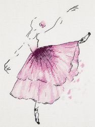Ц-1886 Набор для вышивания "Балерина. Анемон" (PANNA)