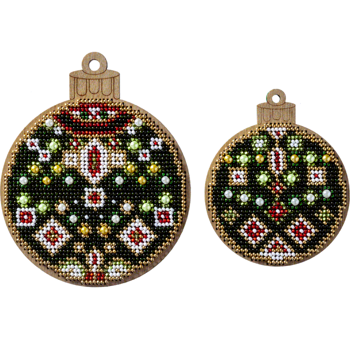 Набор для вышивания бисером по дереву ВОЛШЕБНАЯ СТРАНА FLK-307 (2 штуки)