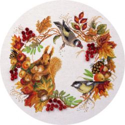 ПС-1615 Набор для вышивания "Осенний венок" (PANNA)