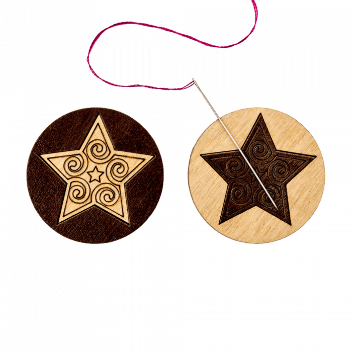 Магнитный двухсторонний держатель для игл ВОЛШЕБНАЯ  СТРАНА FLMH-023(W), 3.5см