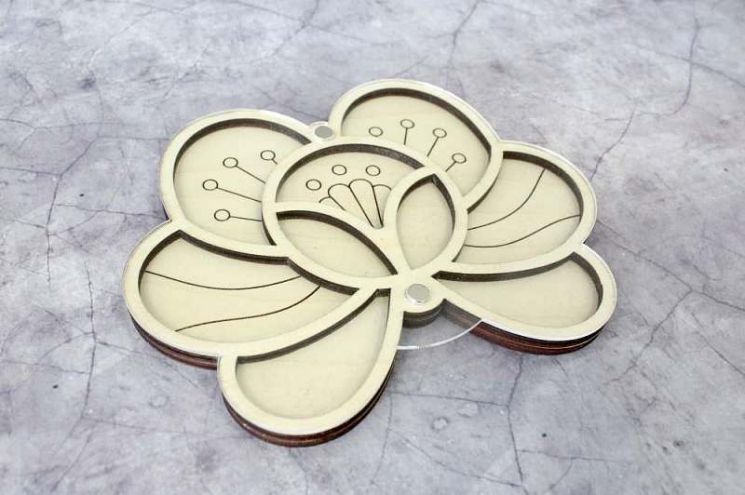 Органайзер для бисера Щепка ЦВЕТОК ОР-173