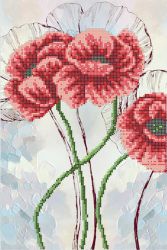 КБ-370 Схема для вышивания бисером ТМ Наследие "Страсть маков часть 2"