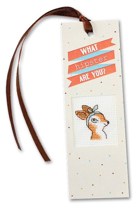 N42 Набор для изготовления закладки Luca-S "What Hipster ar"