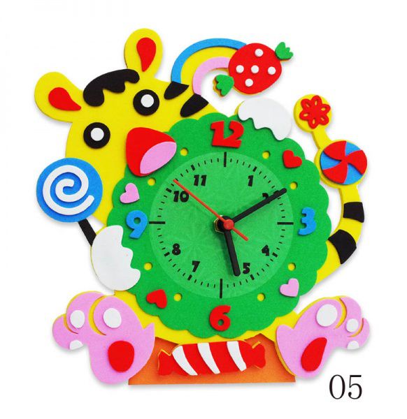 "Тигр" часы- набор для творчества из Фоамирана CL005
