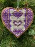 С002-01 Набор для вышивания бисером по дереву "Сердце-1", 8х8см