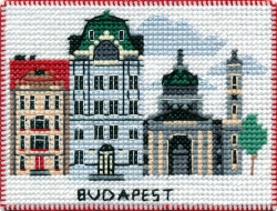 1058 Набор для вышивания ОВЕН "Будапешт. Магнит"
