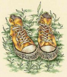 К-45 Набор для вышивания Сделай Своими Руками "Кеды"