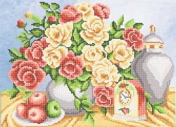 КБ-379 Схема для вышивания бисером ТМ Наследие "Аромат роз"
