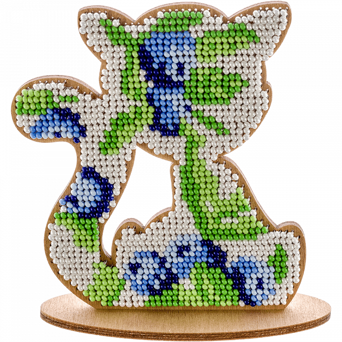 Набор для вышивания бисером по дереву ВОЛШЕБНАЯ СТРАНА FLK-112, 9.5*10.5см