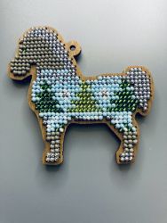  Сами с усами. Набор для вышивания "Пони Оттепель" 7,5х7,5 см, арт. С189-10