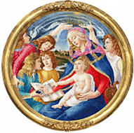 МК-065 Набор для вышивания Золотое Руно "Мадонна Магнификат 1481 г."