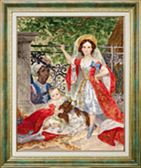 Набор для вышивания Золотое Руно "Портрет детей Волконских с арапом" МК-067