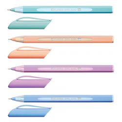Ручка шариковая масляная BRAUBERG "Extra Glide Soft Pastel", СИНЯЯ, узел 0,7 мм, линия письма 0,35 мм, 144073