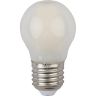 Лампа светодиодная ЭРА, 5 (40) Вт, цоколь E27, шар, холодный белый свет, 30000 ч., LED smdP45-5w-840-E27