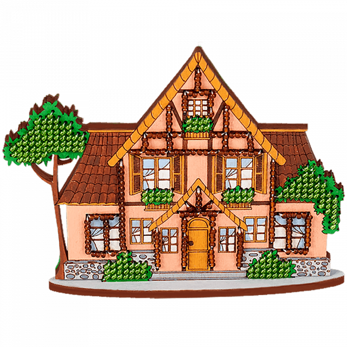 Набор для вышивания бисером по дереву Волшебная страна FLK-015, 11*9см