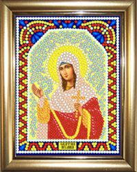 ИМРА5-012 Алмазная мозаика ТМ НАСЛЕДИЕ с рамкой "Святая Юлия"