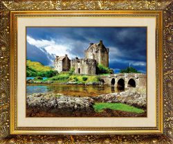 F-353 Алмазная мозаика МИЛАТО "Замок в Шотландии"