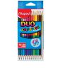 Карандаши двусторонние MAPED (Франция) "Color'Peps Duo", 12 штук, 24 цвета, трехгранные, 829600