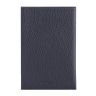 Обложка-чехол для паспорта FABULA "Brooklyn", натуральная кожа, контрастная отстрочка, синяя, O.70.BR