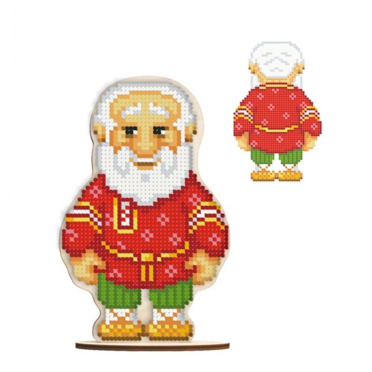 Набор для вышивания WoodStitch "Дедушка",  15*10, SK-002