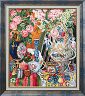 Набор для вышивания Золотое Руно "Фарфор и цветы. 1915 г." МК-075