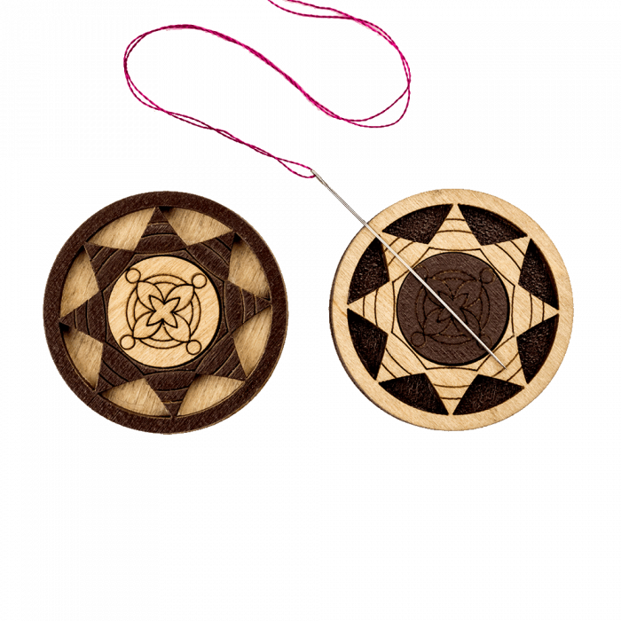 Магнитный двухсторонний держатель для игл ВОЛШЕБНАЯ  СТРАНА FLMH-035(W), 3.5см