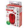 Мышь беспроводная SONNEN V-111, USB, 800/1200/1600 dpi, 4 кнопки, оптическая, красная, 513520