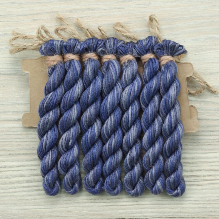 НМул-МолЯб-2283 Набор ниток OwlForest для схемы «Молодильные яблочки» (ПНК) 28 каунт в 3 нити