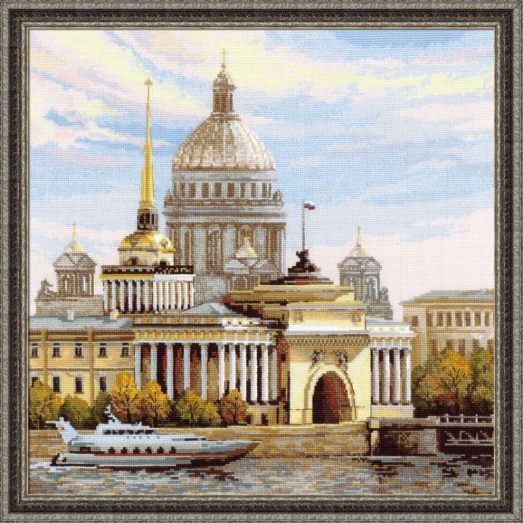 Набор для вышивания Риолис "Санкт-Петербург. Адмиралтейская набережная" 1283