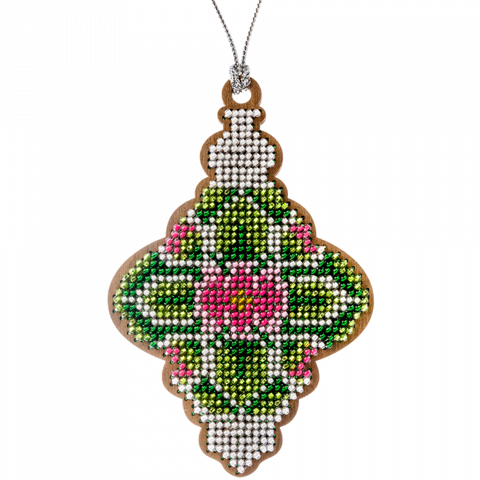 Набор для вышивания бисером по дереву ВОЛШЕБНАЯ СТРАНА FLK-127, 7.5*12см