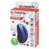 Мышь беспроводная SONNEN V99, USB, 1000/1200/1600 dpi, 4 кнопки, оптическая, синяя, 513530