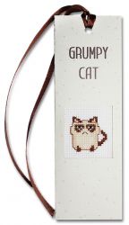 N30 Набор для изготовления закладки Luca-S "Grumpy cat"