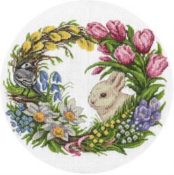 ПС-1787 Набор для вышивания PANNA "Весенний венок"